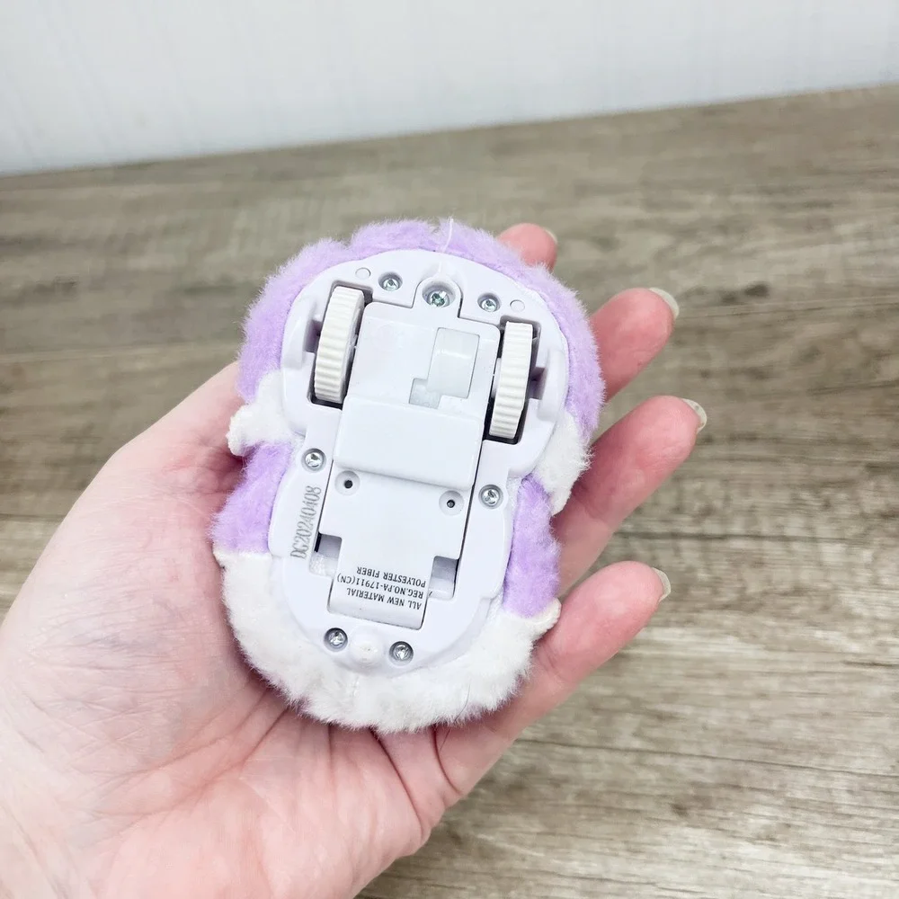 Zuru Zhu Zhu Pets Purple White Motorized Plush Hamster Robotic Toy DG20240408